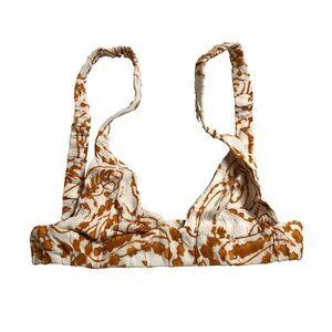 PrettyLittleThing Womens Baroque Printed Bralette Top Size 2